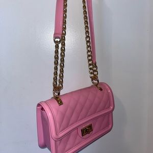 Pink crossbody bag